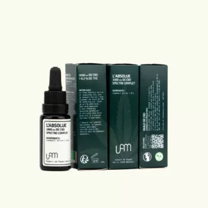 Huile de CBD 1000mg Spectre CompletL'Absolue La Ferme Médicale