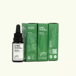 Huile de CBD 500mg Spectre Complet La Nuit La Ferme Médicale