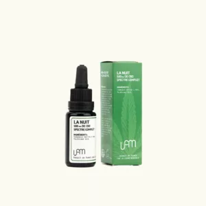 Huile de CBD 500mg Spectre Complet La Nuit La Ferme Médicale