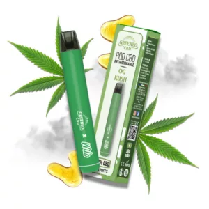 Pod Rechargeable Og Kush Greeneo x Wilo ( Batterie + Recharge )